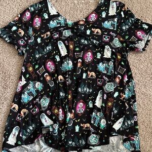 Halloween Graphic Print Top